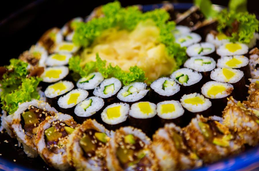 Tak prezentuje się sushi w restauracji Tokyo Sushi'n'Grill należącej do sieci Exotic Restaurants.